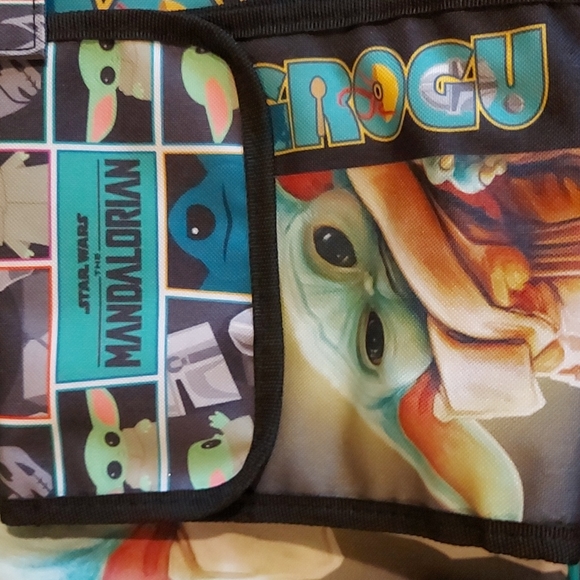 STAR WARS Madalorian GROGU Backpack 🎒 5PC Set - Picture 4 of 5